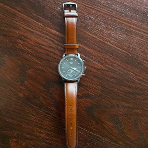 Brand new Fossil Hybrid Smartwatch Neutra Amber Leather